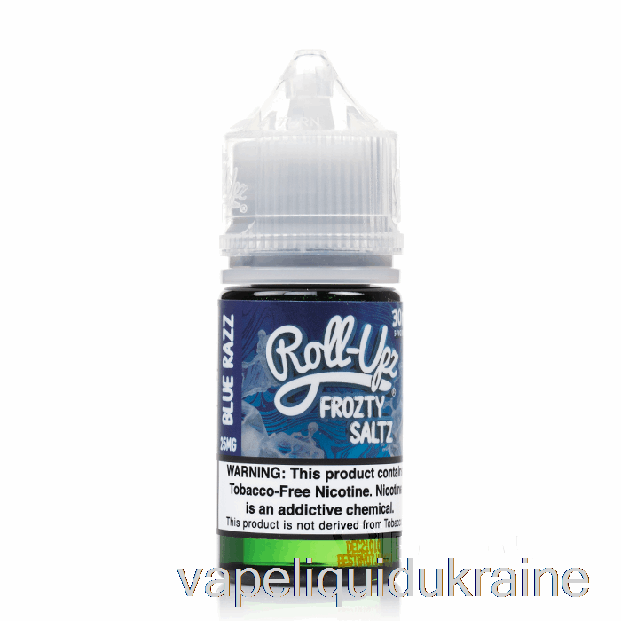 Vape Ukraine Blue Raspberry ICE - Juice Roll-Upz SALT - 30mL 50mg